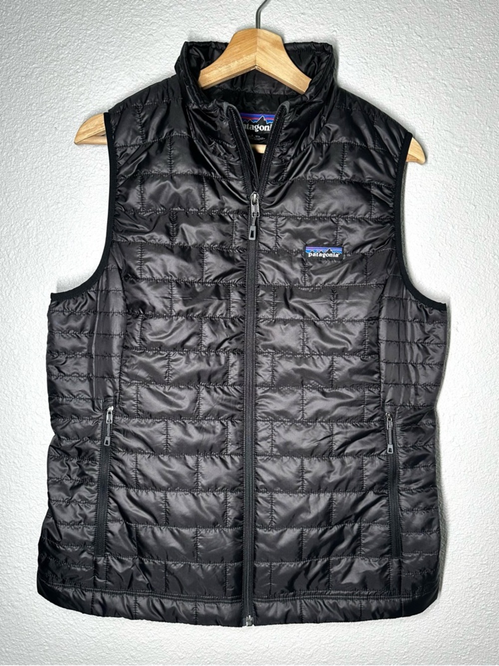 Patagonia Puff Vest Women's Black Size Large